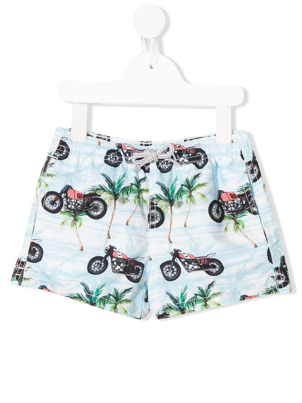 фото Mc2 saint barth kids graphic print swim shorts