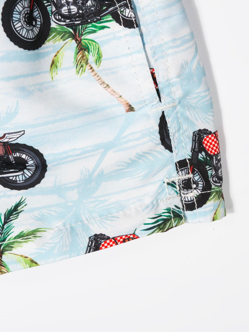 фото Mc2 saint barth kids graphic print swim shorts