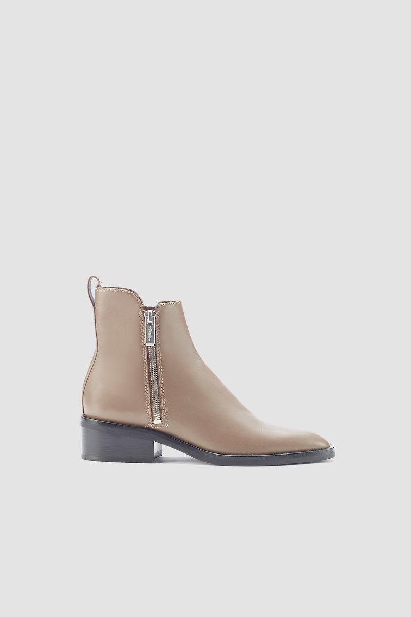 Alexa 40MM Boot-taupe #0 Alexa 40MM Boot, TAUPE Furs & Skins->Calf Leather ALEXA - 40MM BOOT from 3.1 Phillip Lim. - 0
