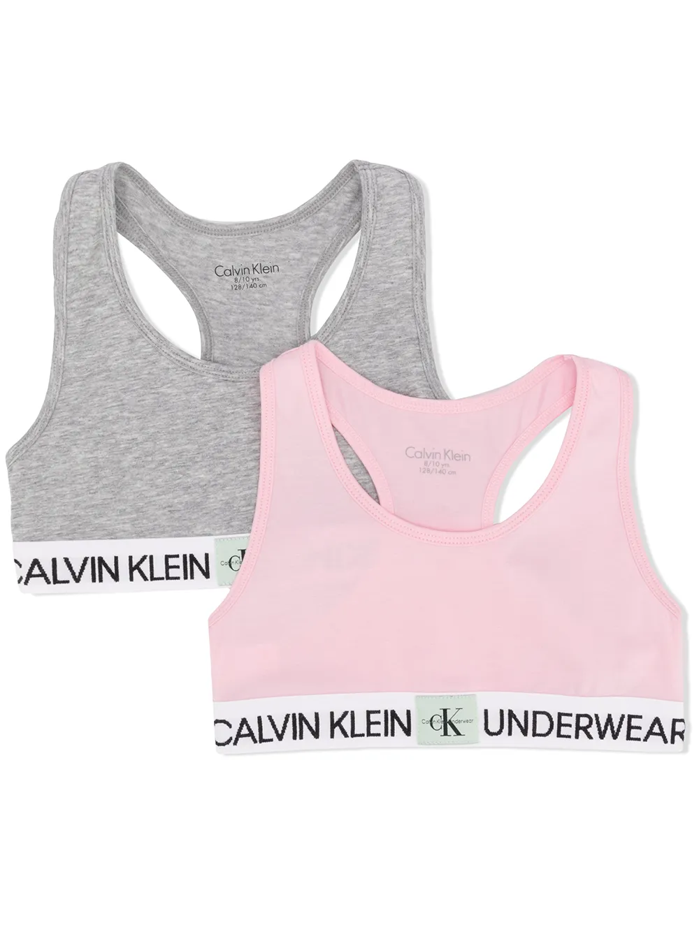 Calvin Klein Kids комплект спортивных бюстгальтеров с логотипом