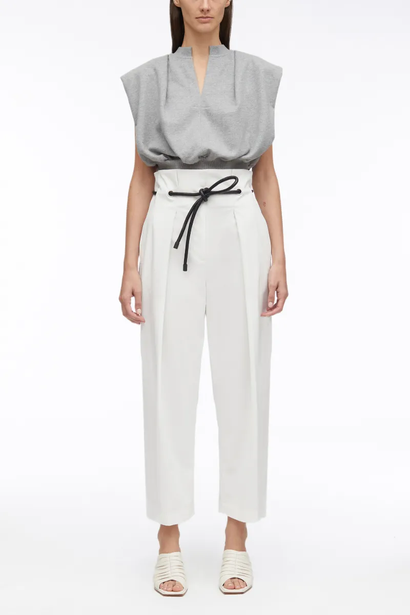 Sleeveless French Terry Top in grey | 3.1 Phillip Lim Official Site