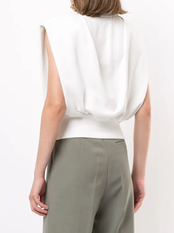 3.1 Phillip Lim French Terry ノースリーブトップ | ホワイト 