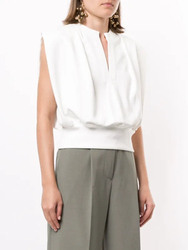 3.1 Phillip Lim French Terry ノースリーブトップ | ホワイト 
