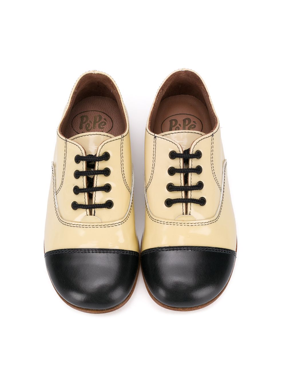 фото Pèpè contrast toe brogues