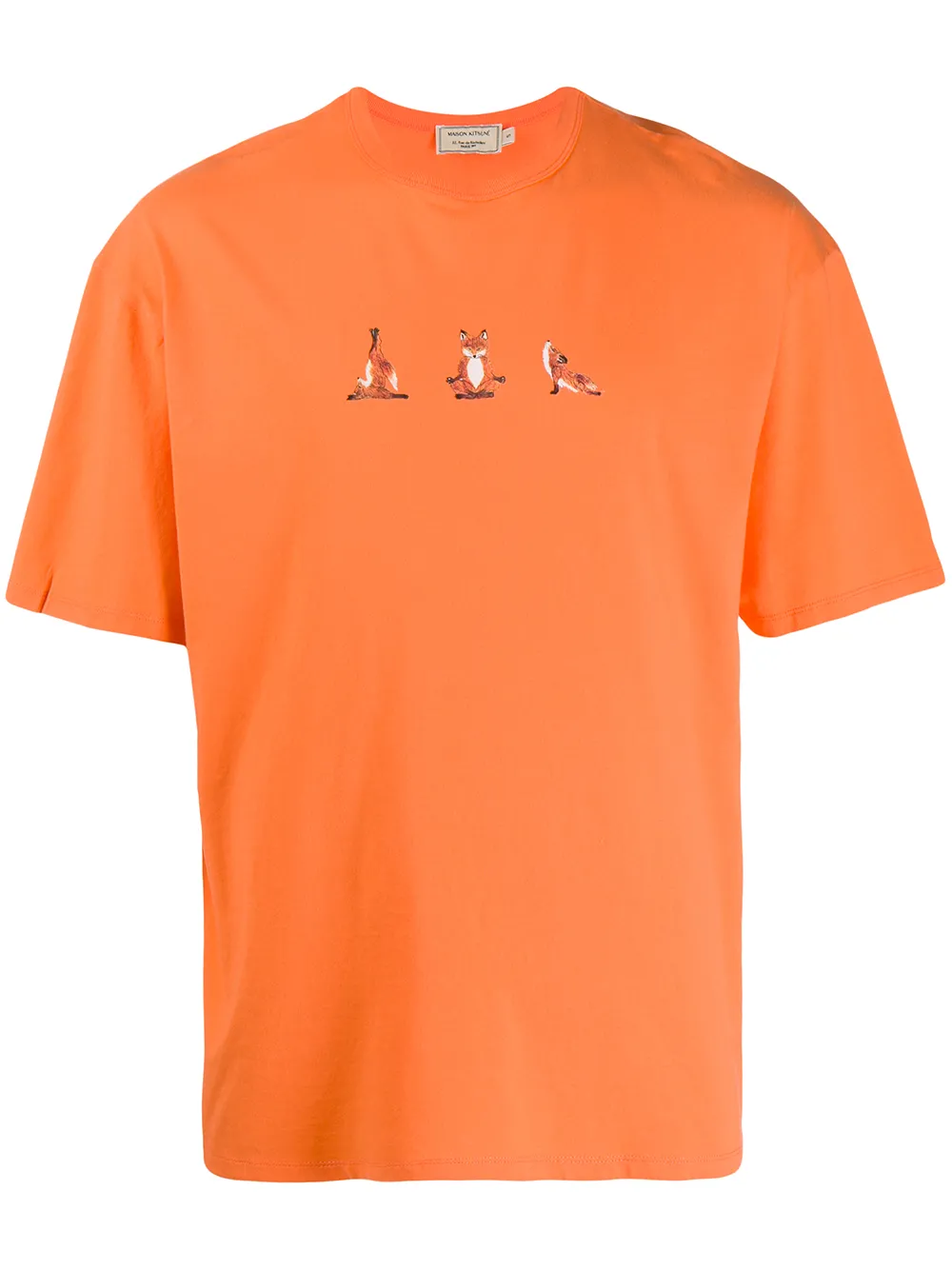 MAISON KITSUNÉ YOGA FOX T-SHIRT 
