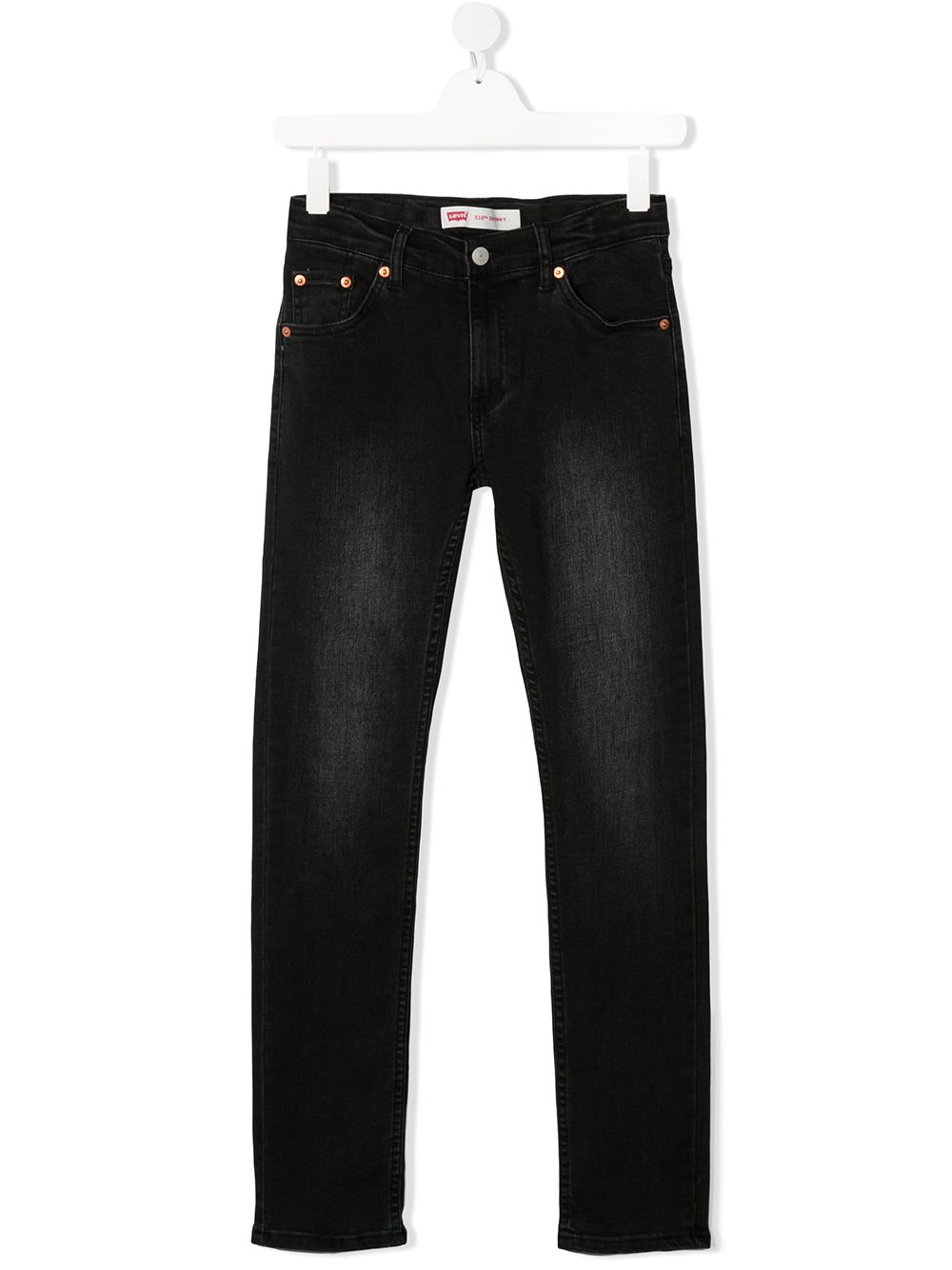 Levi's Teen Stonewashed Jeans In Black