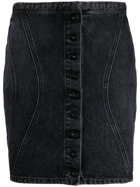 COUNTY OF MILAN denim mini skirt