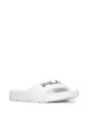 Image 2 of Fila logo print embossed side slides