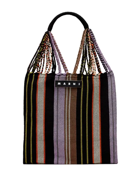 Marni Market Striped Hammock Tote Bag - Farfetch