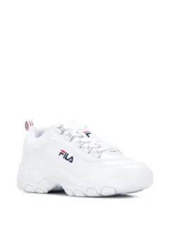 chunky white sneakers fila