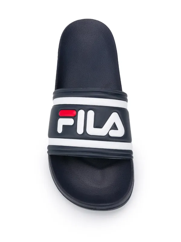 fila blue slides