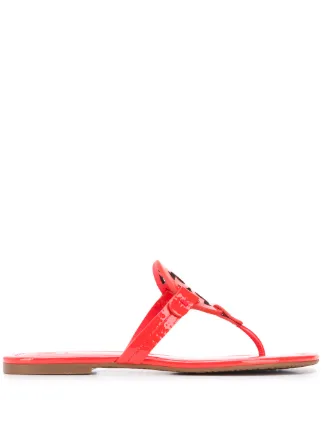 tory burch red flip flops