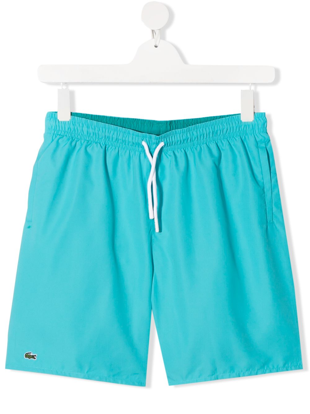 Lacoste Teen Classic Swim Shorts In Blue