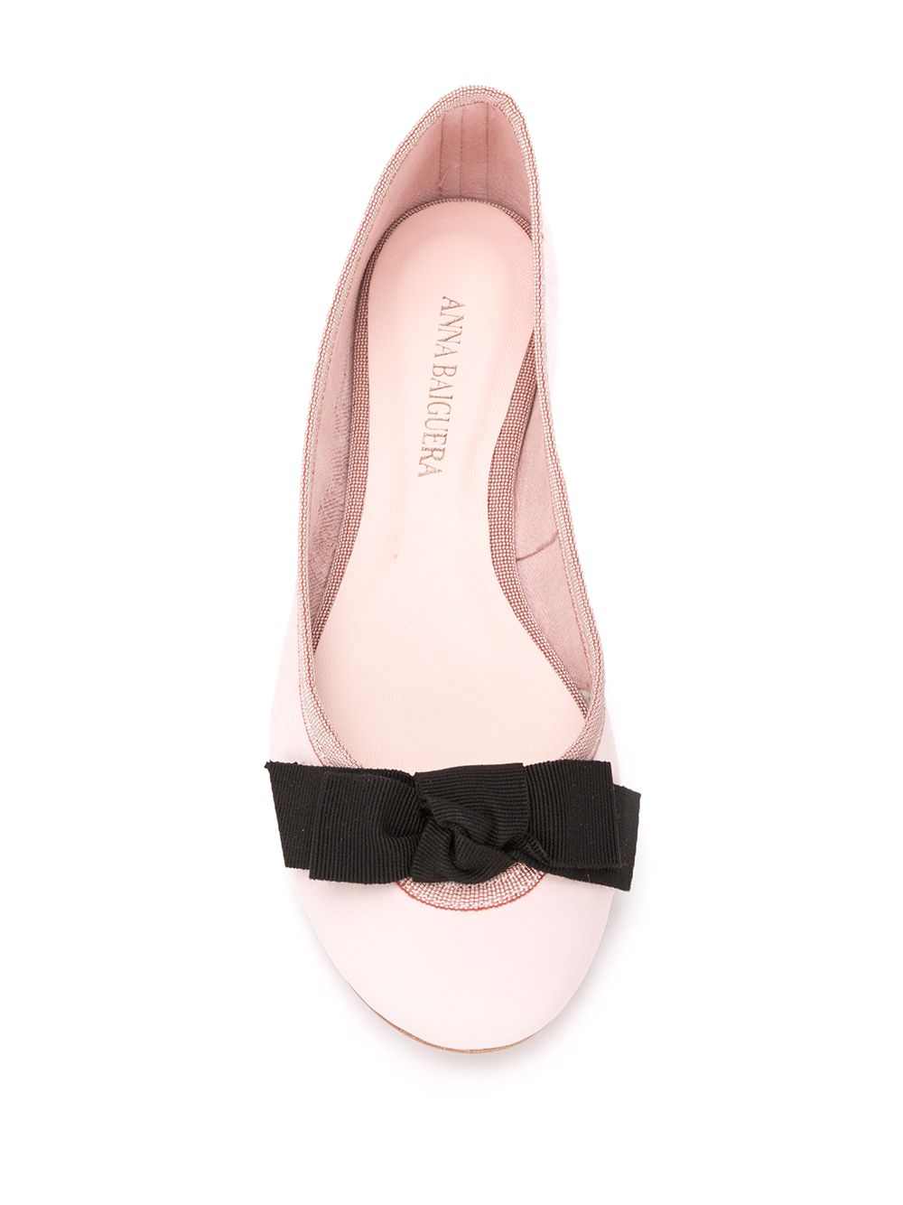 фото Anna baiguera bow detal ballerina shoes