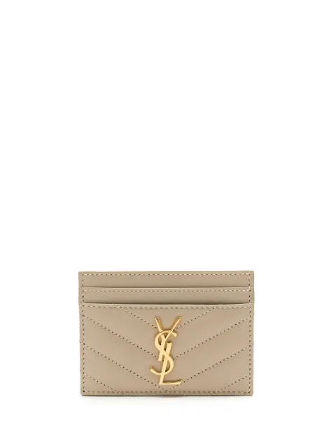 ysl card holder farfetch