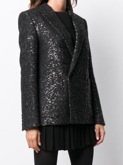 saint laurent sequin blazer