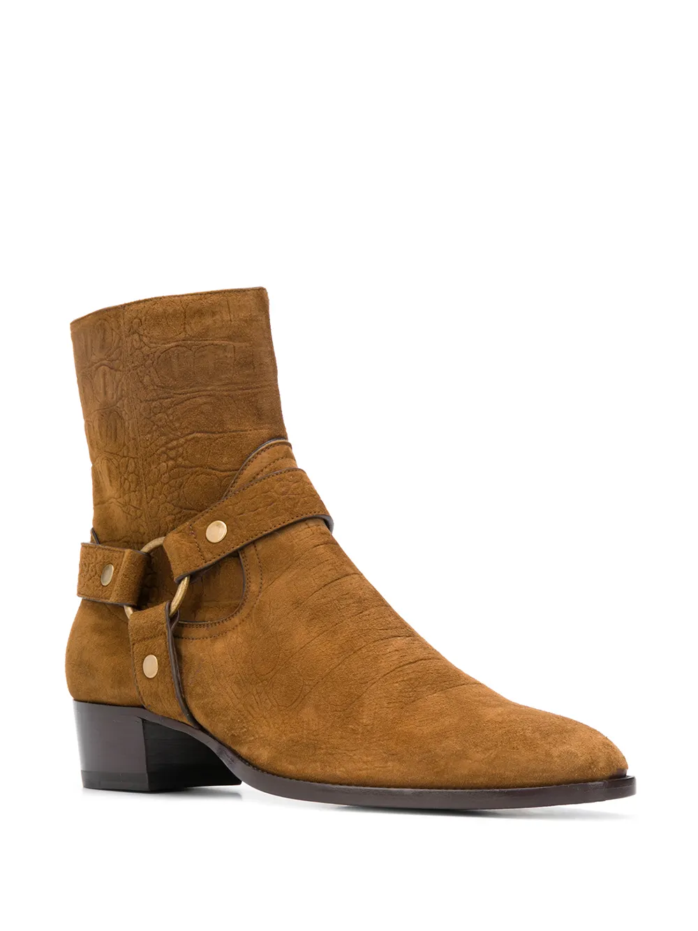 Saint Laurent Wyatt harnas laarzen - Bruin