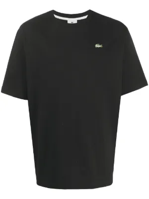 lacoste white crew neck t shirt