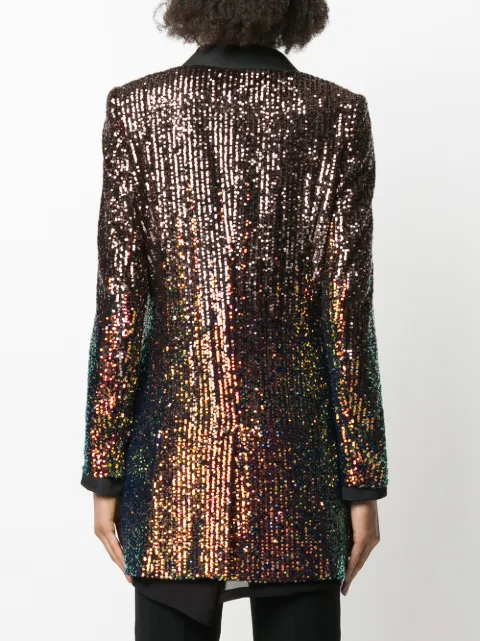 inc rainbow sequin blazer