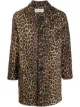 Image 1 of Saint Laurent leopard print coat