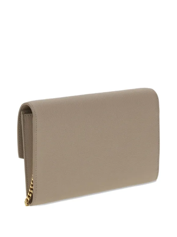 Saint Laurent正規品/送料関税込み monogram clutch bag Saint Laurent Uptown Envelope Leather Clutch Bag | Neutrals