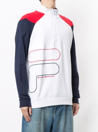 colour-block raglan pullover展示图