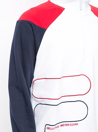 colour-block raglan pullover展示图