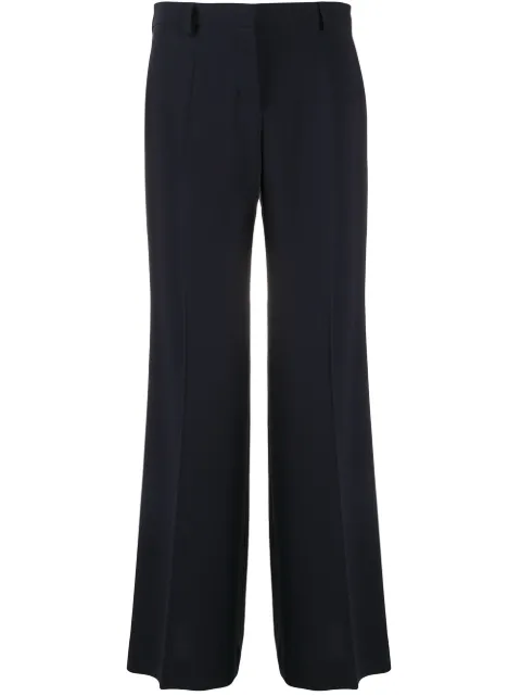 Alberto Biani pantalones anchos con tiro alto