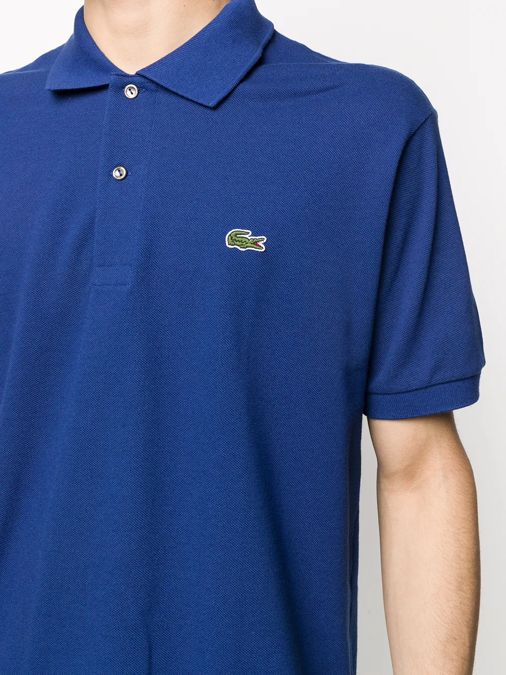 Lacoste Poloshirt met geborduurd logo Blauw