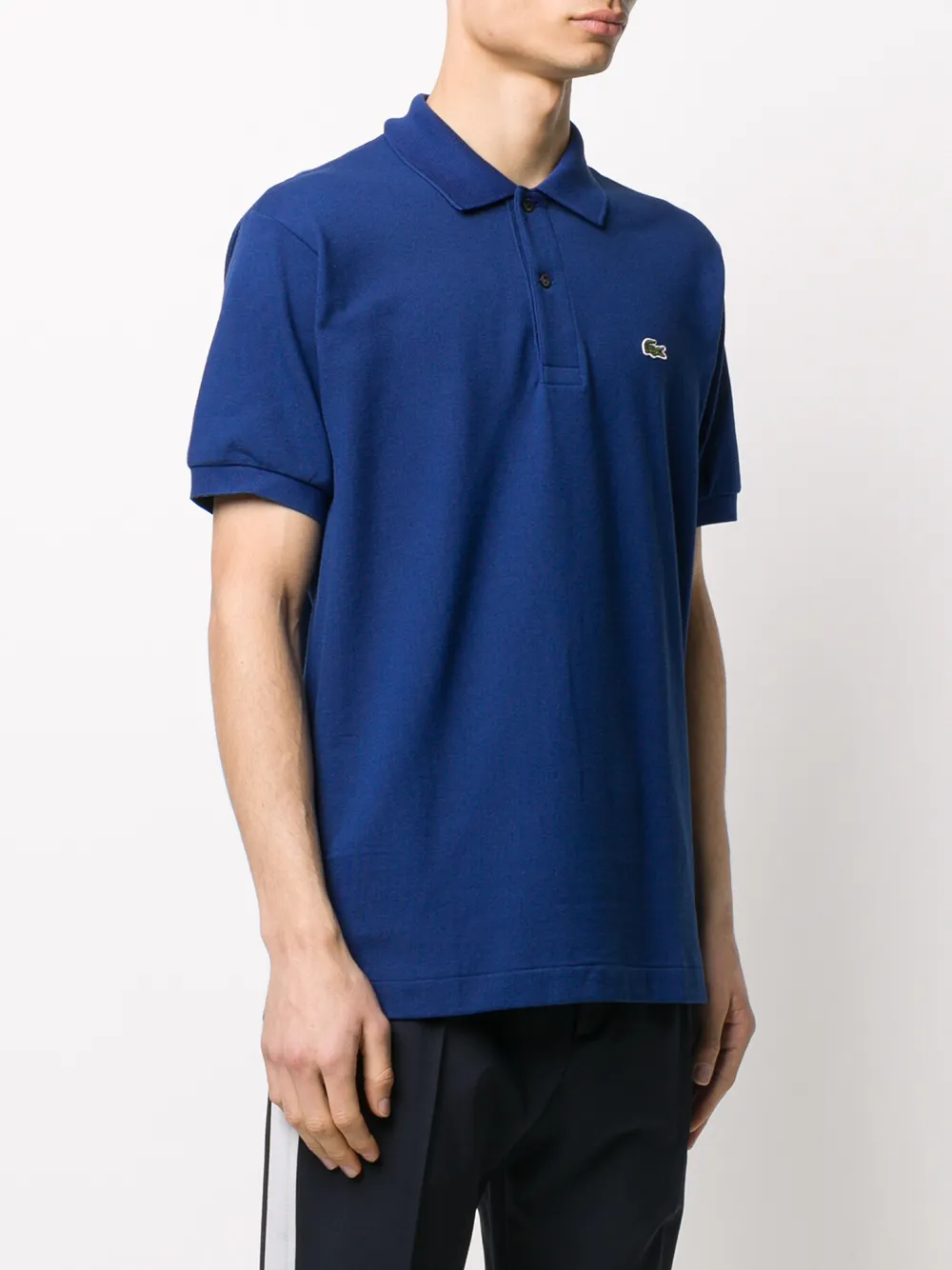 Lacoste Poloshirt met geborduurd logo Blauw