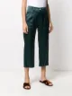 Jejia silk cropped straight leg trousers