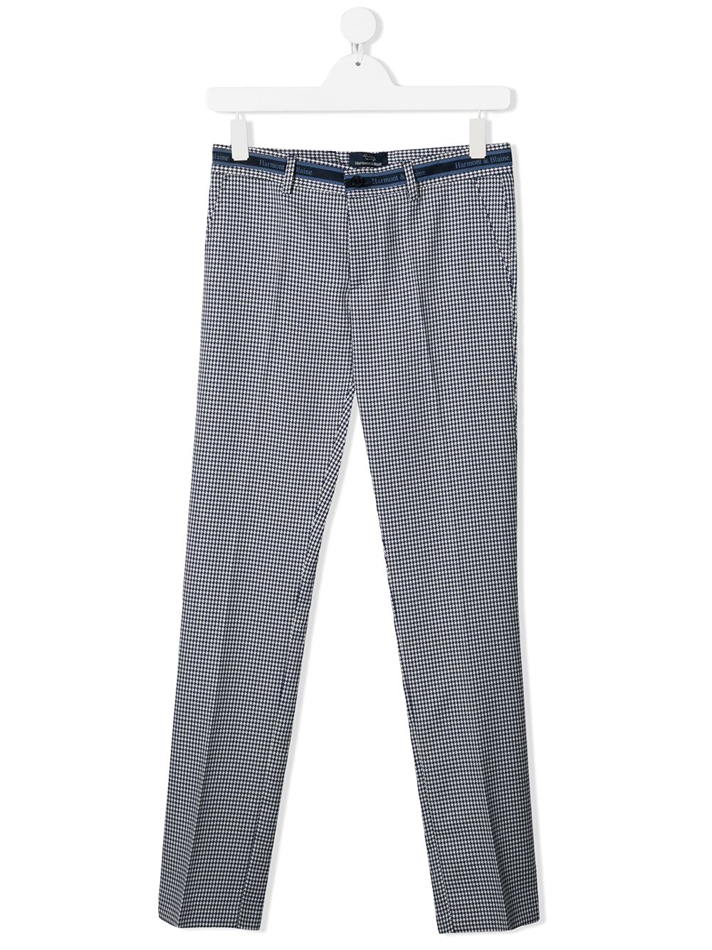 фото Harmont & blaine junior teen micro-houndstooth pattern trousers