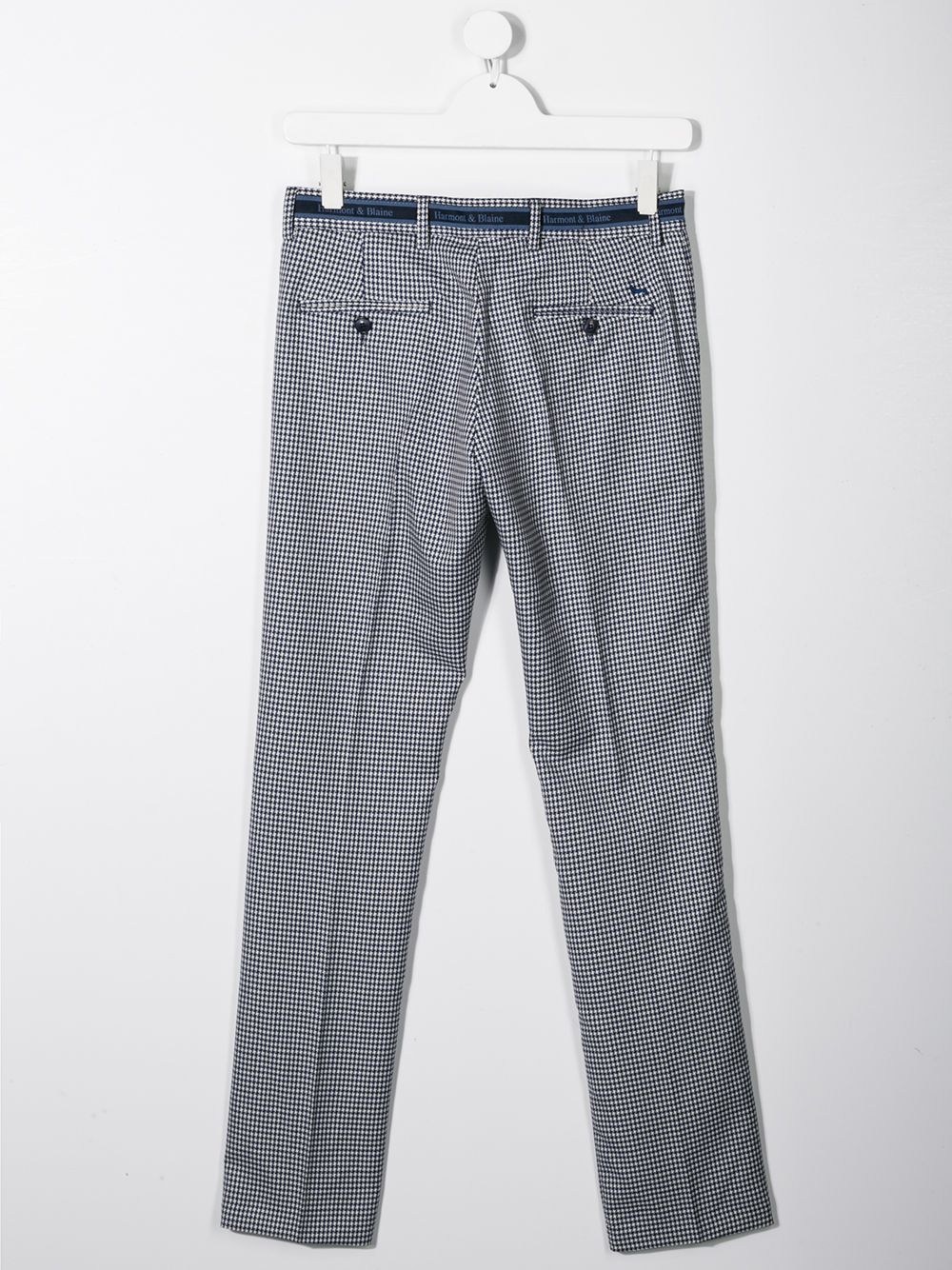 фото Harmont & blaine junior teen micro-houndstooth pattern trousers