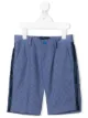 Image 1 of Harmont & Blaine Junior micro-houndstooth logo tape shorts