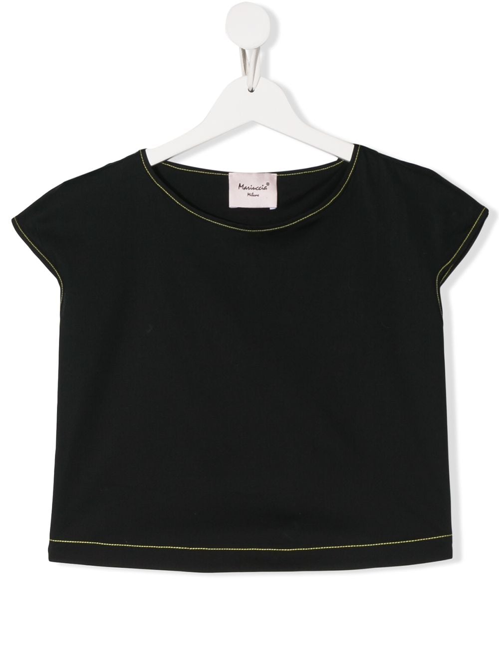 фото Mariuccia milano kids teen contrast-stitch t-shirt