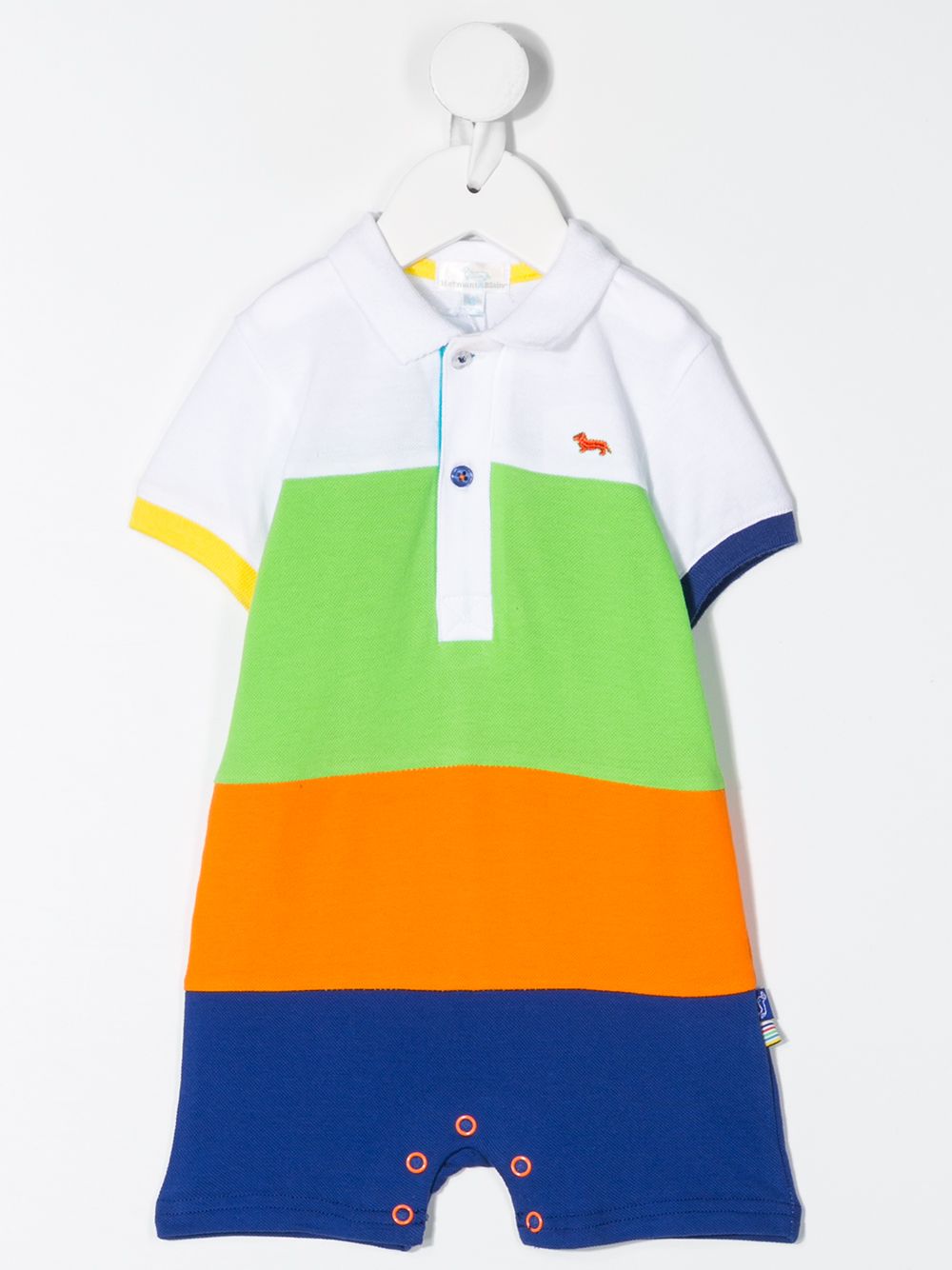 фото Harmont & blaine junior colour block logo romper