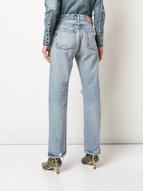 Shop Moussy Vintage Hesperia straight jeans with Express Delivery ...