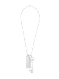 MM6 Maison Margiela key pendant necklace - Silver