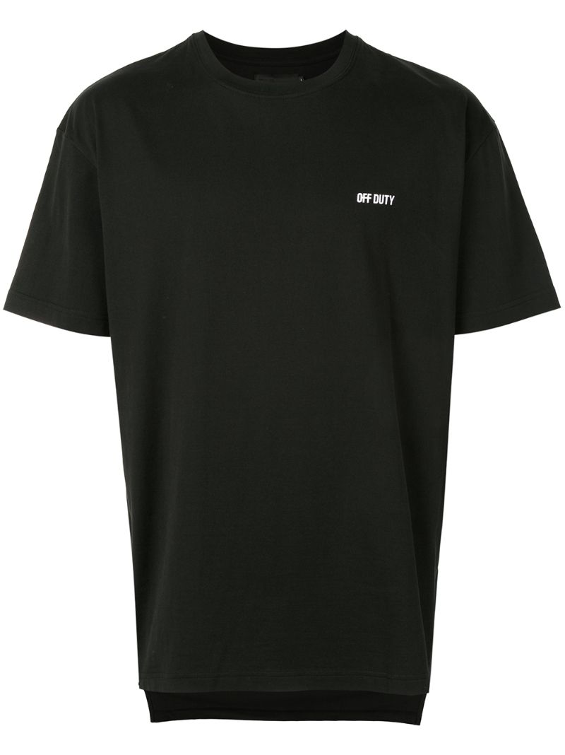 Shop Off Duty Logo Short-sleeve T-shirt In Black