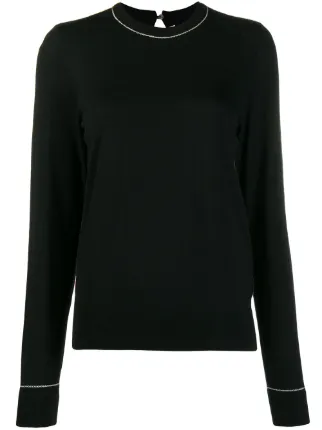 comme des garcons hole sweater
