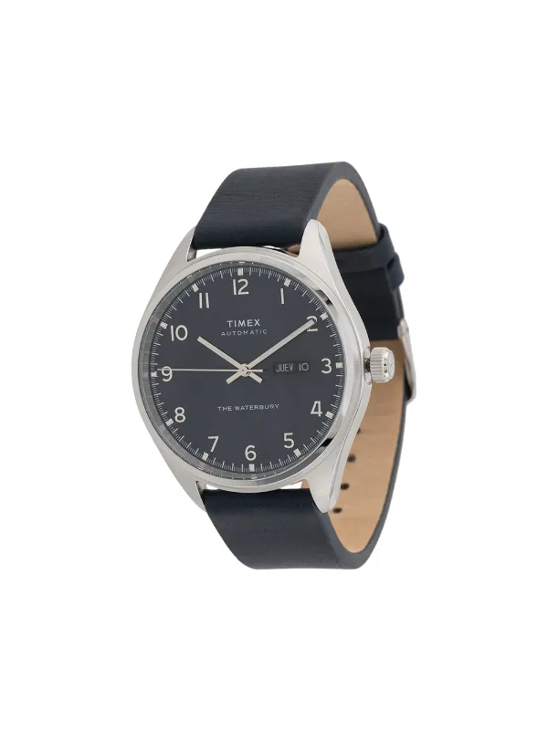 timex waterbury blue