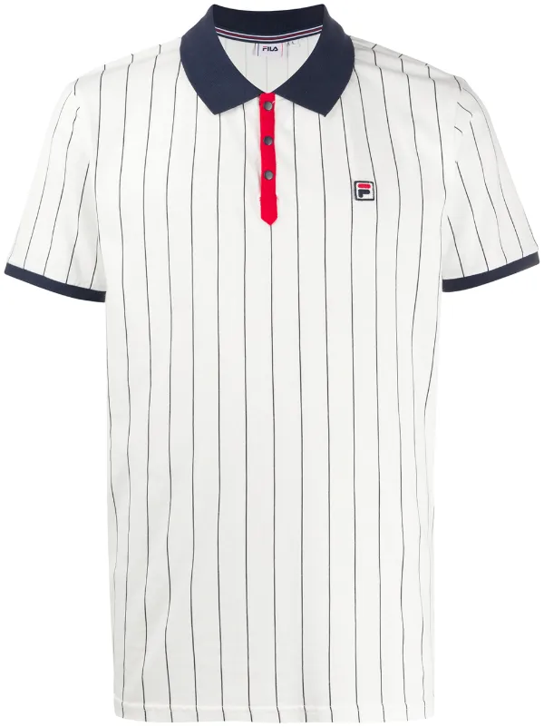 fila striped polo shirt