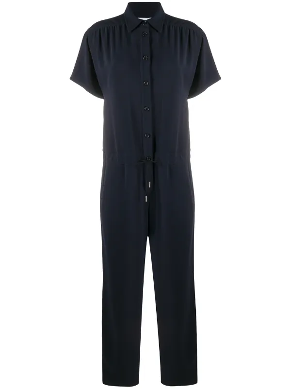 short sleeve utility jumpsuit