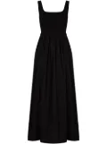 Matteau gathered-waist sleeveless maxi dress - Black