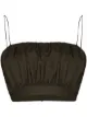 Image 1 of Matteau ruched-detailing crop top