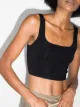Matteau stretch-fit cropped tank top