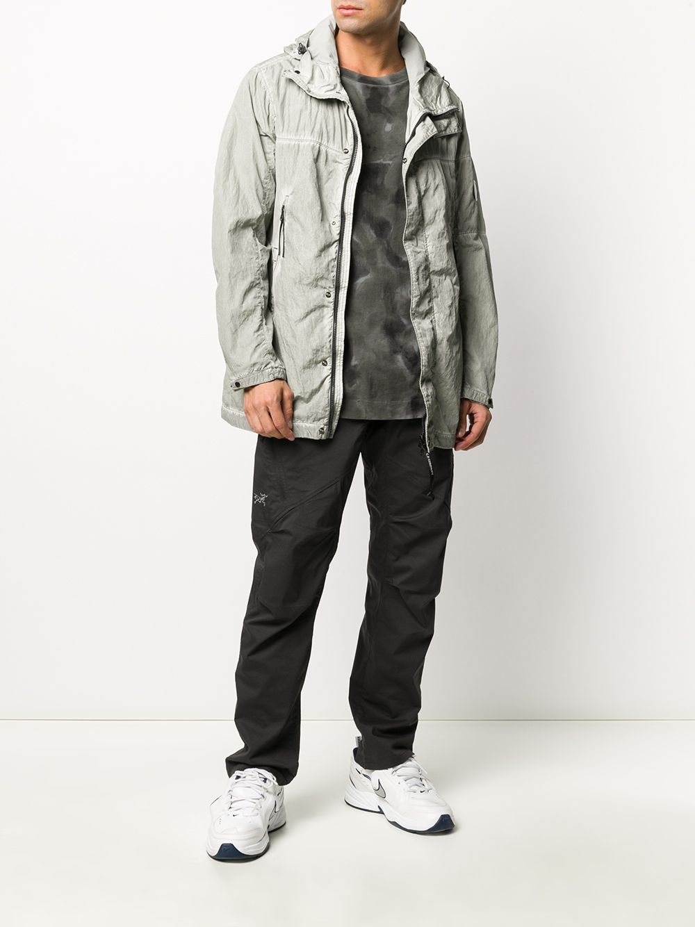 фото C.p. company zip-through washed hooded coat