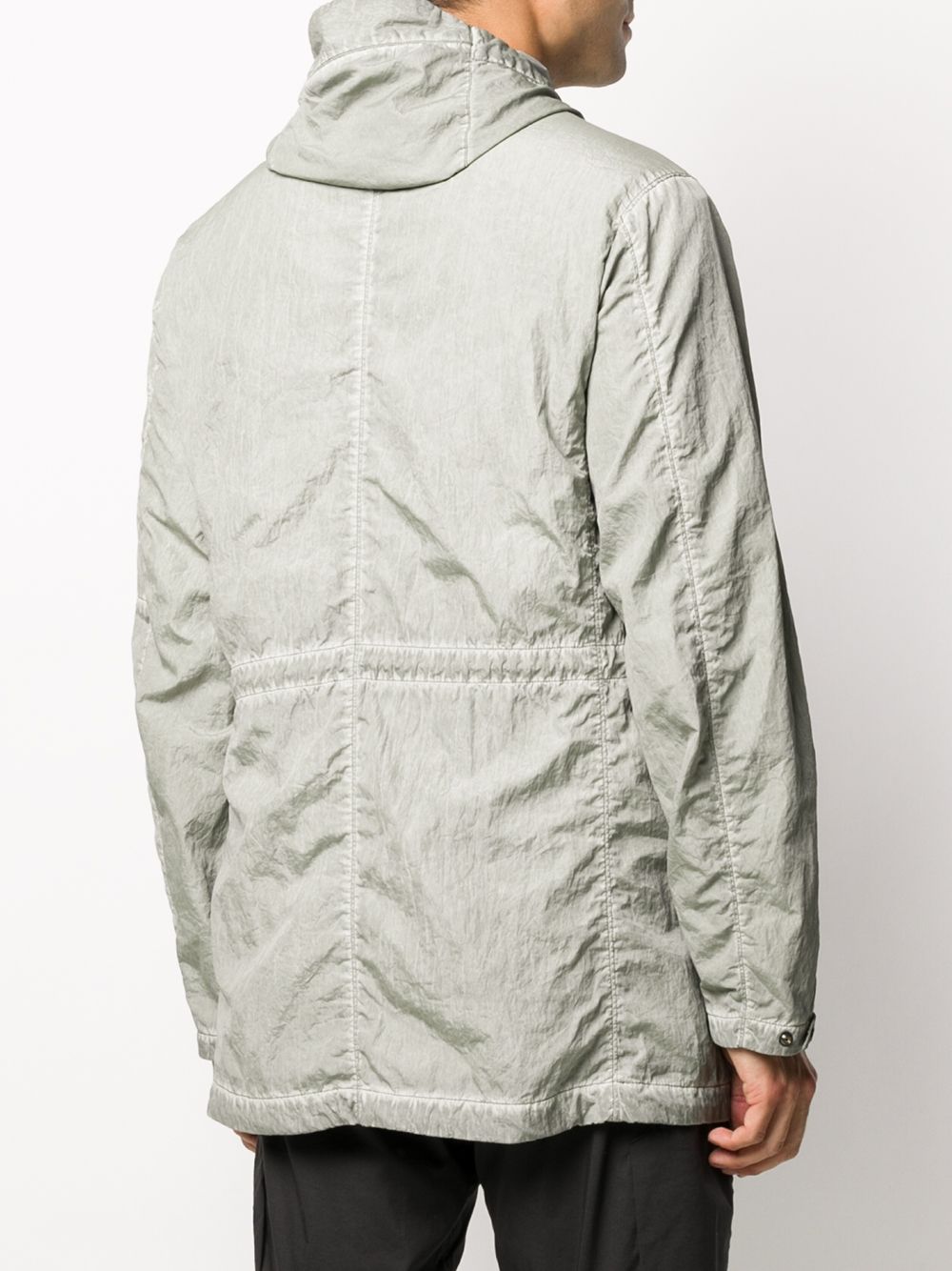 фото C.p. company zip-through washed hooded coat