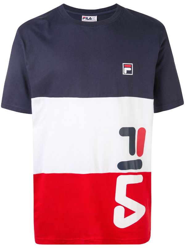 yellow and red fila shirt