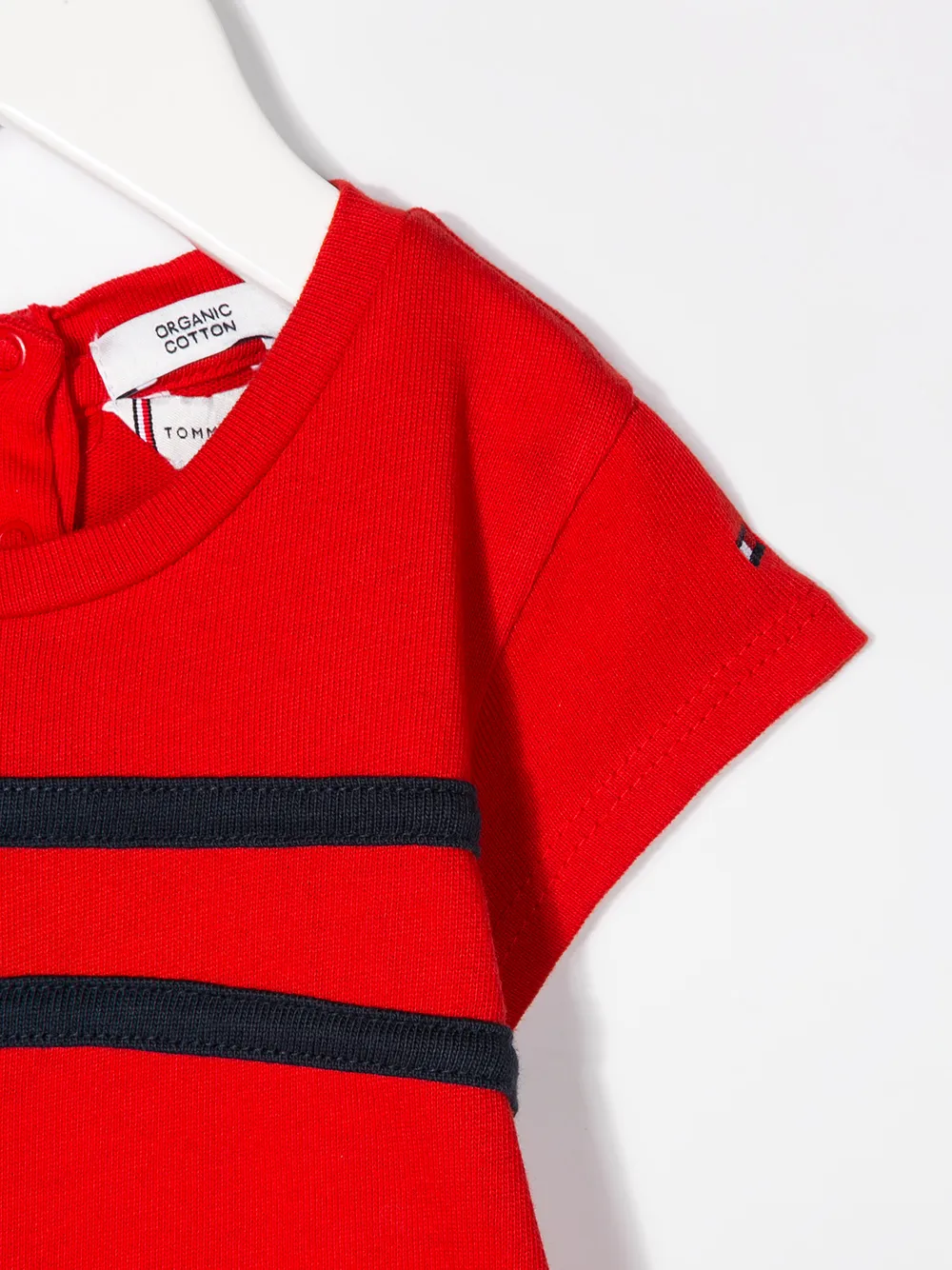 фото Tommy hilfiger junior платье с короткими рукавами и логотипом